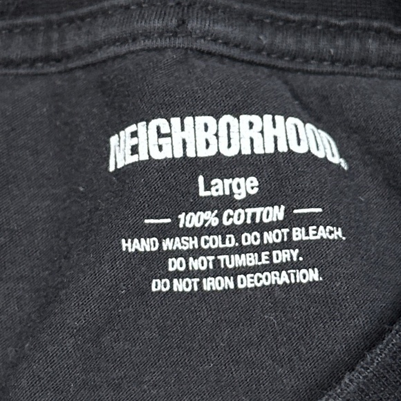 Neighborhood Craft With Pride Logo Black Short Sleeve T Shirt Mens Large - Picture 7 of 10